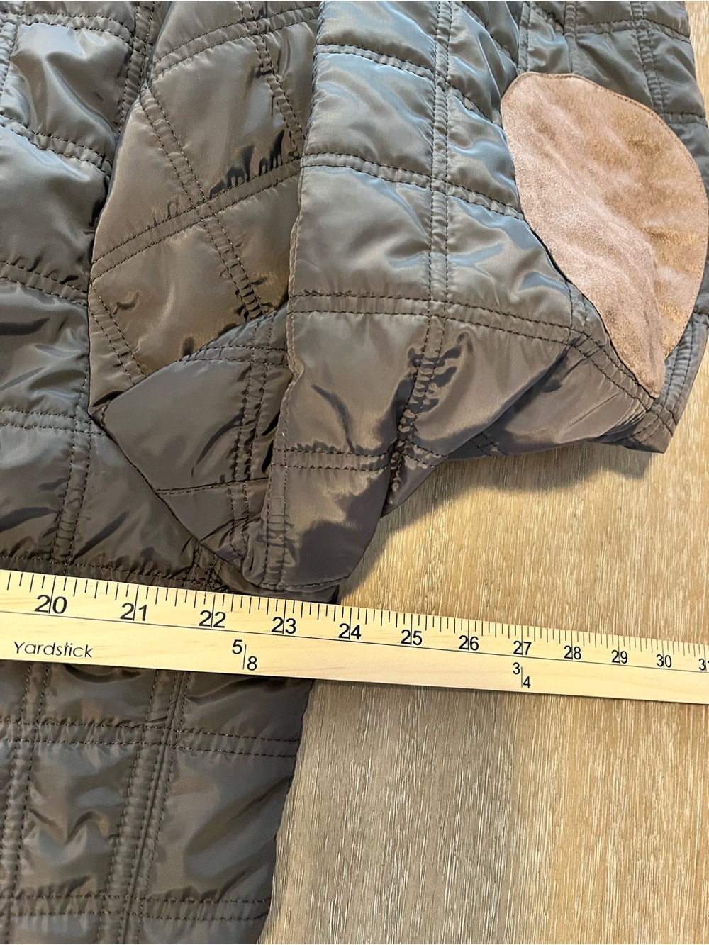 Taylorbyrd Quilted XL Brown Jacket Mens Jacket Removable Collar - Picture 3 of 10